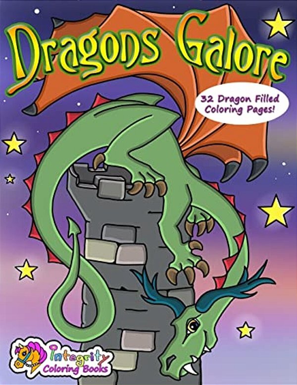 Dragons Galore: Coloring Book-..
