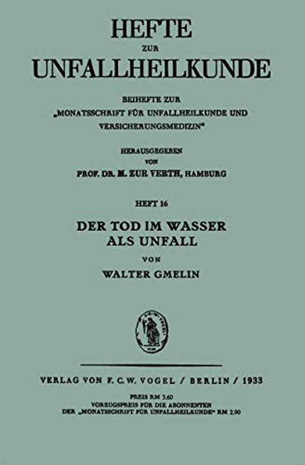Der Tod Im Wasser Als Unfall-..