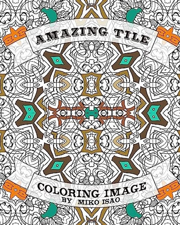 Amazing Tile Coloring Image: Amazing Tile Coloring Image For Relaxing-..