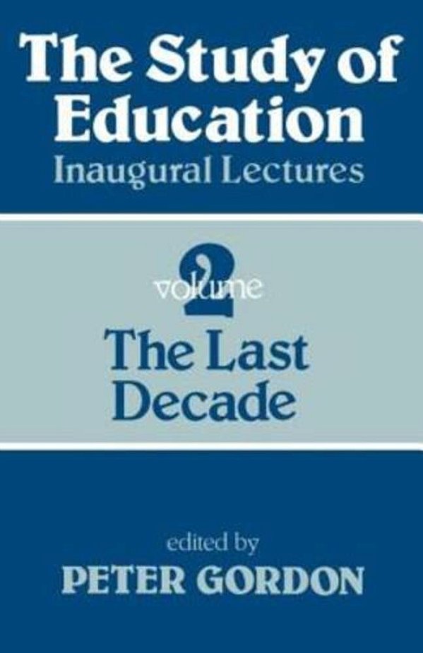 Study Of Education Pb: A Collection Of Inaugural Lectures (Volume 1 And 2)-..