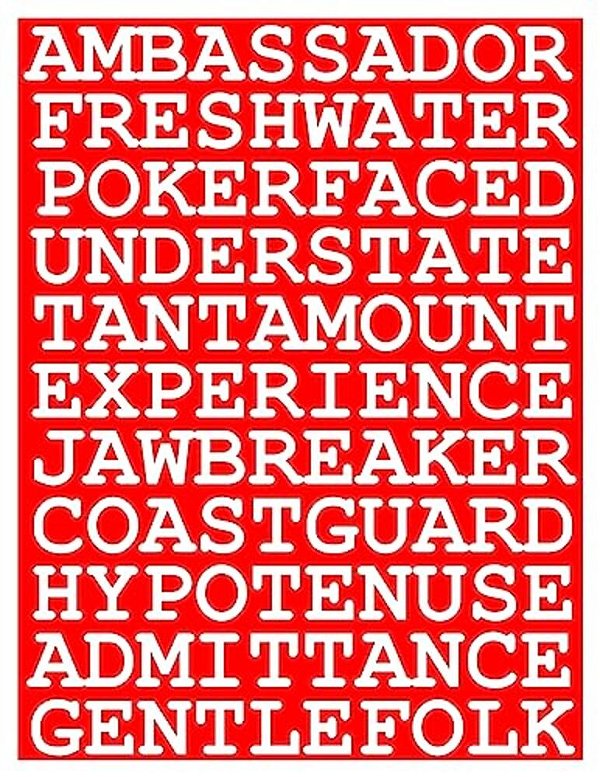 Colorful Ten-Letter Words-..