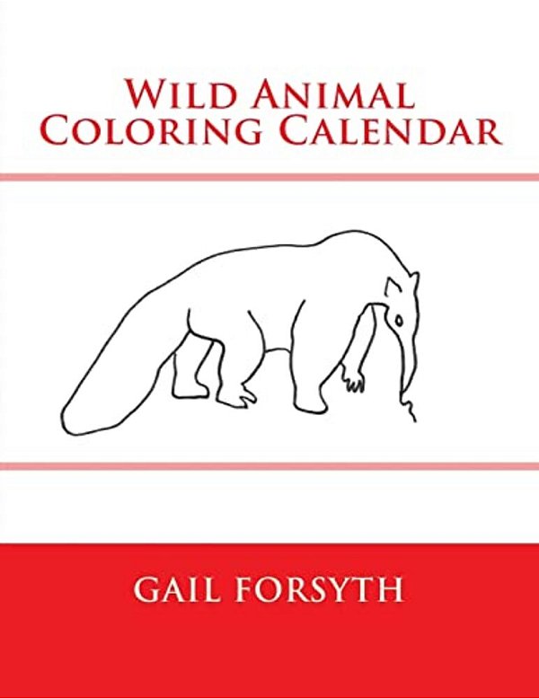 Wild Animal Coloring Calendar-..