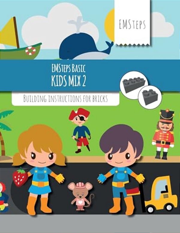 Emsteps Basic Kids MIX 2: Building Instructions For Bricks-..