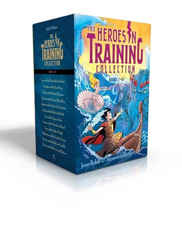 Heroes In Training Olympian Collection Books 1-12 (Boxed Set): Zeus And The Thunderbolt Of Doom; Poseidon And The Sea Of Fury; Hades And The Helm Of D-..