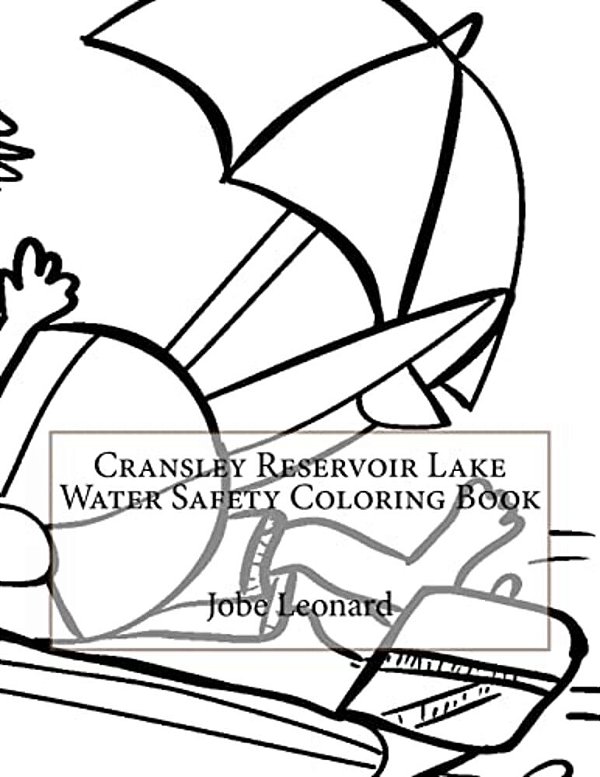 Cransley Reservoir Lake Water Safety Coloring Book-..
