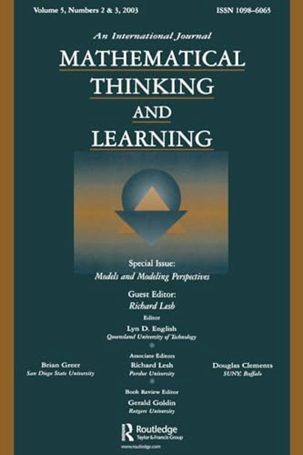 Models And Modeling Perspectives: A Special Double Issue Of Mathematical Thinking And Learning-..