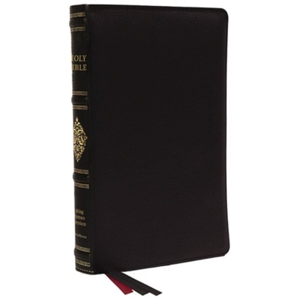 Kjv, Personal Size Reference Bible, Sovereign Collection, Black Premium Goatskin Leather, Premier Collection, Comfort Print-..