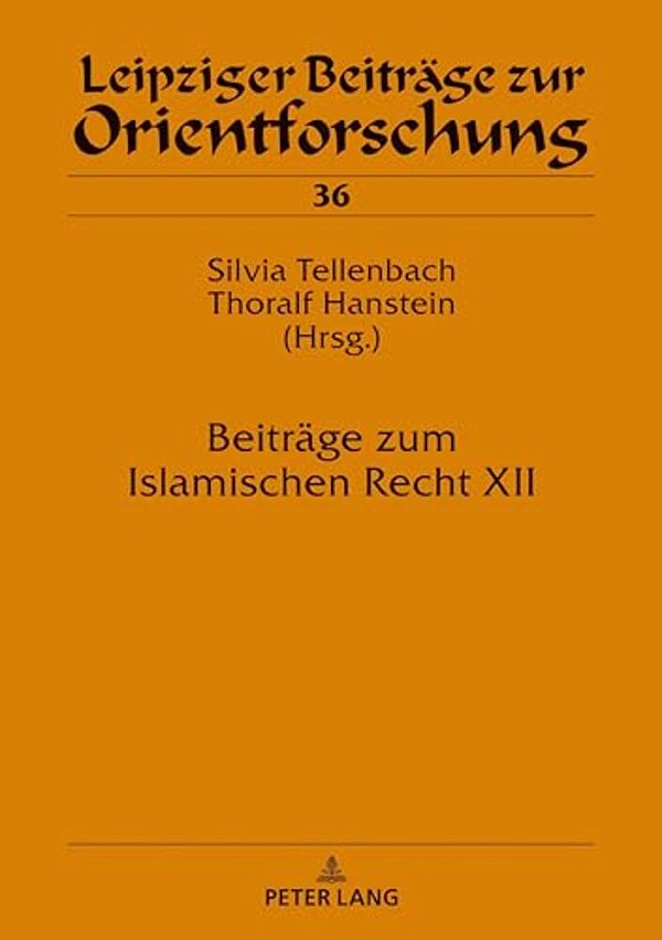 Beitraege Zum Islamischen Recht XII-..