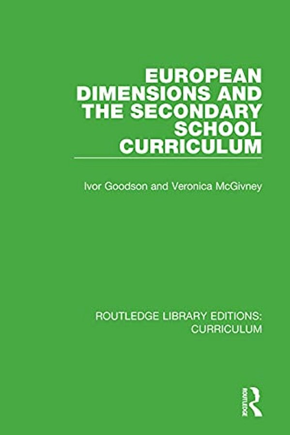 European Dimensions And The Secondary School Curriculum-..