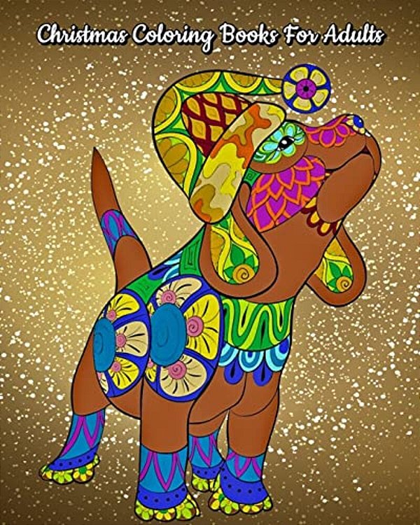 Christmas Coloring Books For Adults: Stress Relieving Christmas Designs, Beautiful Christmas Drawings (Perfect Christmas Gift)-..