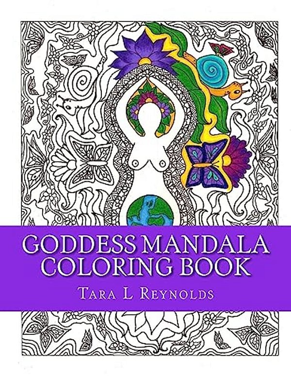 Goddess Mandala Coloring Book-..