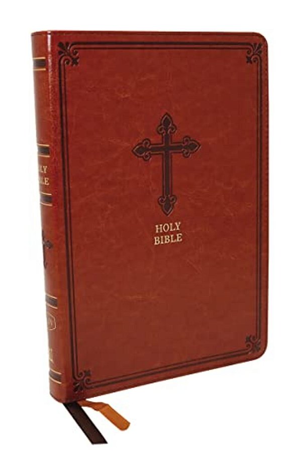 Kjv, Thinline Bible, Leathersoft, Brown, Red Letter Edition, Comfort Print-..