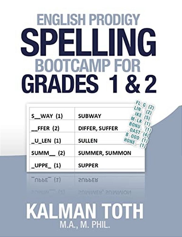 English Prodigy Spelling Bootcamp For Grades 1 & 2-..