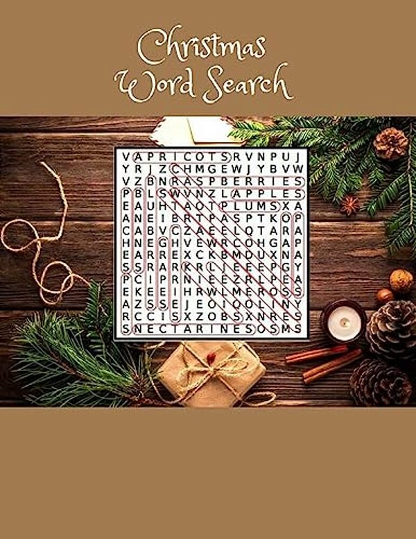 Christmas Word Search: For Adults And Kids Circle Word Searches To Challenge-..