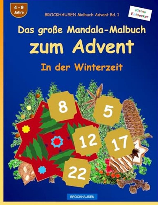 Brockhausen Malbuch Advent Bd. 1 - Das Große Mandala-Malbuch Zum Advent: In Der Winterzeit-..