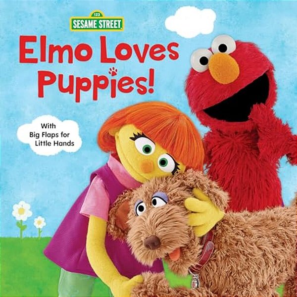 Elmo Loves Puppies! (Sesame Street)-..