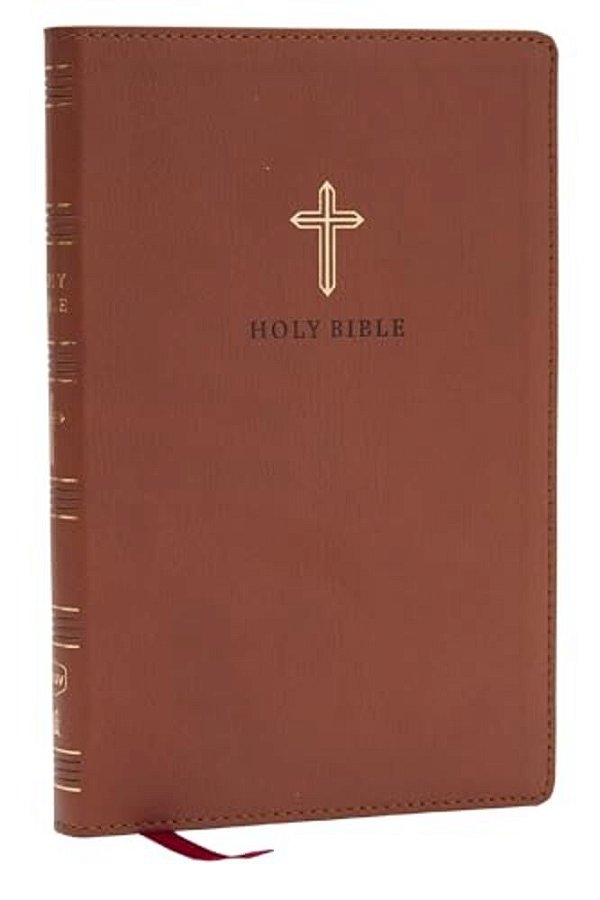 Nkjv Holy Bible, Ultra Thinline, Brown Leathersoft, Red Letter, Comfort Print-..