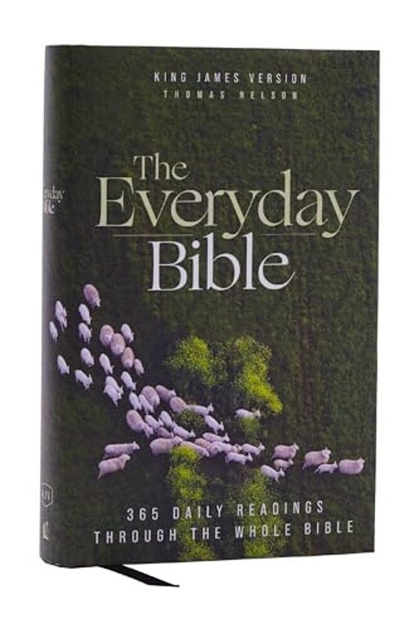 Kjv, The Everyday Bible, Hardcover, Red Letter, Comfort Print: 365 Daily Readings Through The Whole Bible-..
