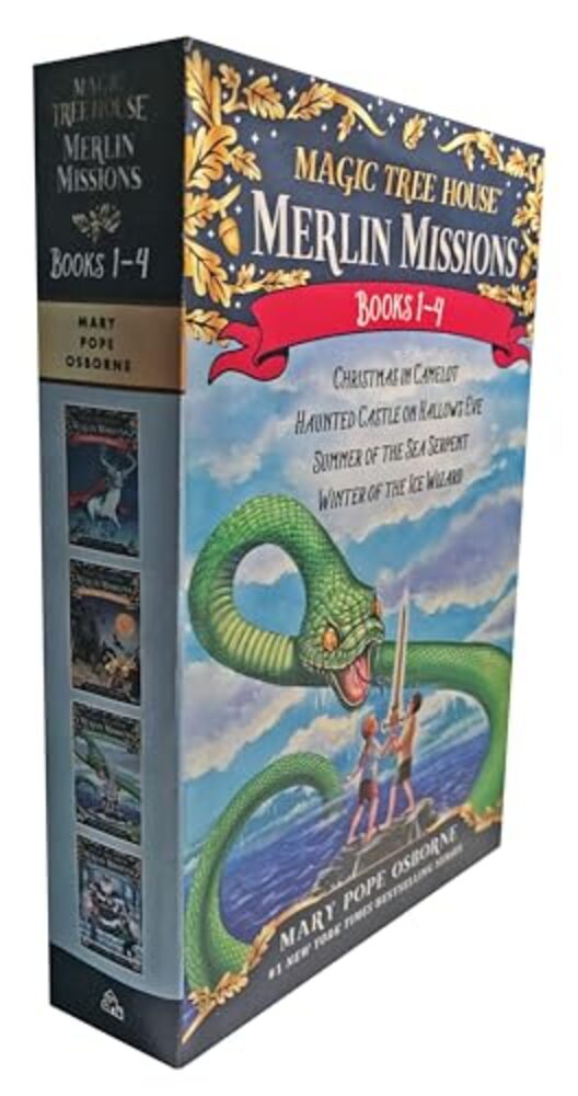 Magic Tree House Merlin Missions Books 1-4 Boxed Set-..
