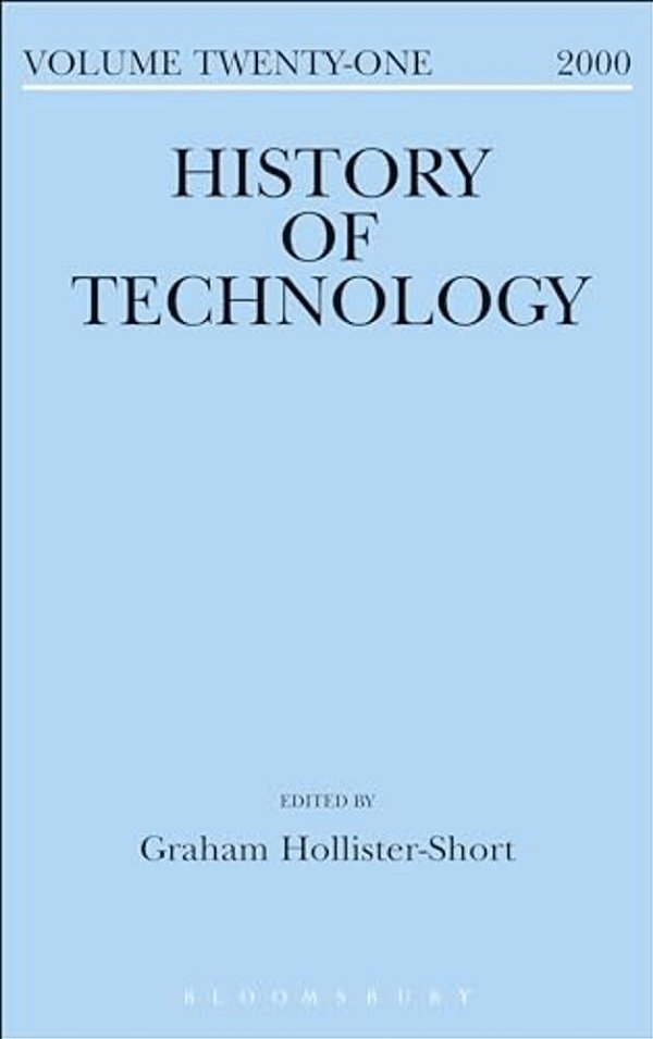 History Of Technology Volume 21-..