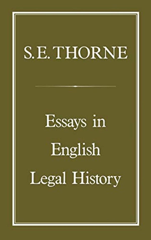 Essays In English Legal History-..