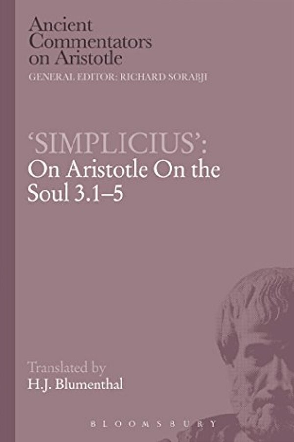 'Simplicius': On Aristotle On The Soul 3.1-5-..