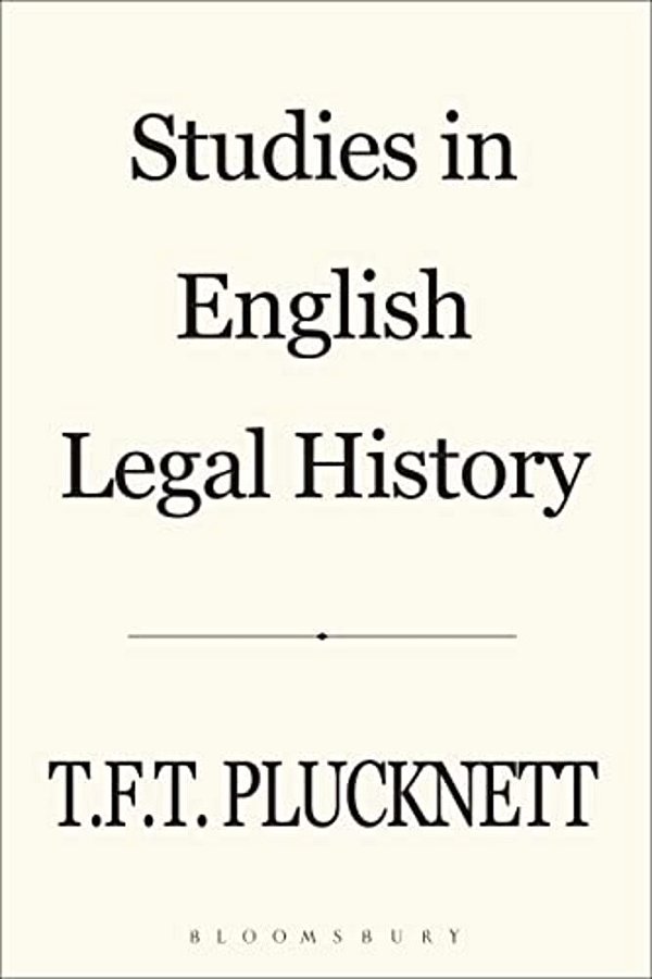 Studies In English Legal History-..