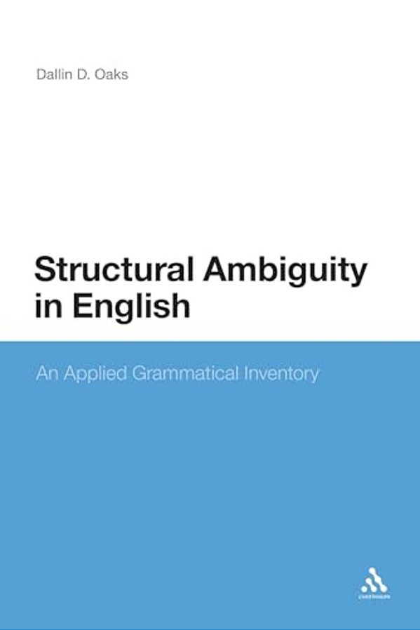 Structural Ambiguity In English 2 Volume Set-..