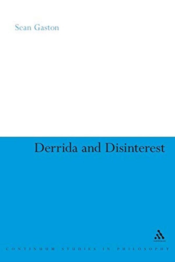 Derrida And Disinterest-..
