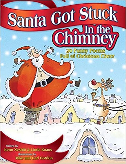 Santa Got Stuck In The Chimney - Hardback-..