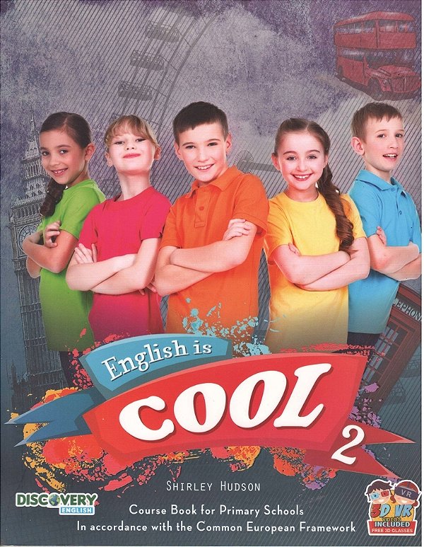 English Is Cool 2 - Student's Book W/Workbook And Homework Book, 3D Glasses & Qr Codes Audio/Video-..