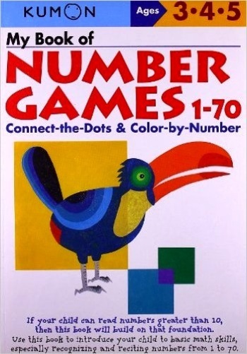 My Book Of Number Games 1-70 - Ages 3-4-5-..