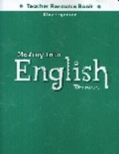 Moving Into English Kindergarten - Teacher Resource-..