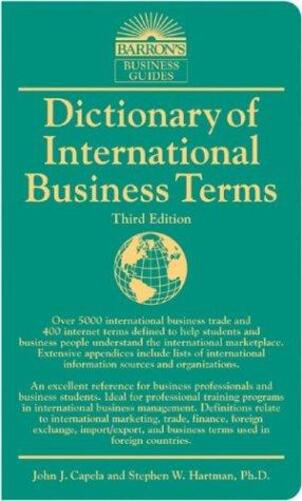Dictionary Of International Business Terms - Third Edition-..
