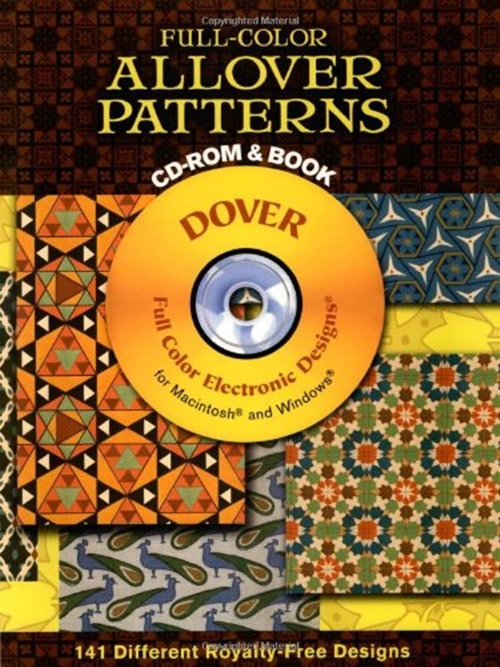Full-Color Allover Patterns CD-ROM And Book-..