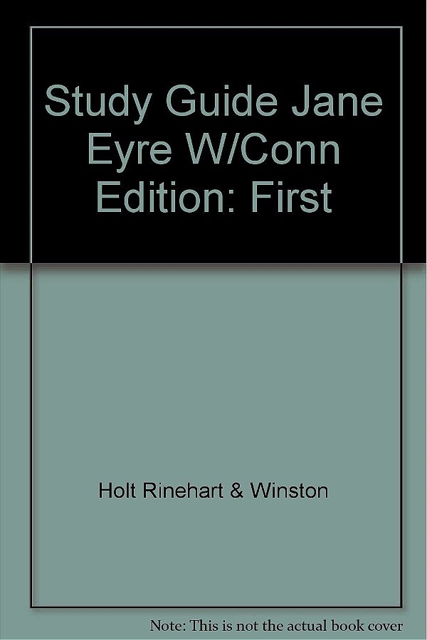 Jane Eyre With Connections - Study Guide-..