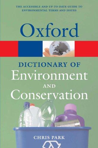 A Dictionary Of Environment And Conservation-..