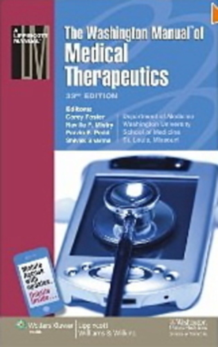 The Washington Manual Of Medical Therapeutics - 33Rd Edition-..