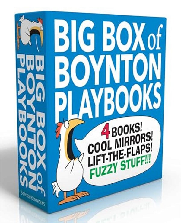 Big Box Of Boynton Playbooks (Boxed Set): Dinosaur's Binkit; Hey! Look At You!; Fuzzy Fuzzy Fuzzy!; Hey! What's That?-..