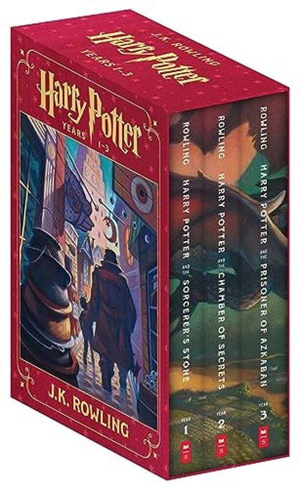 Harry Potter Paperback Box Set (Books 1-3)-..