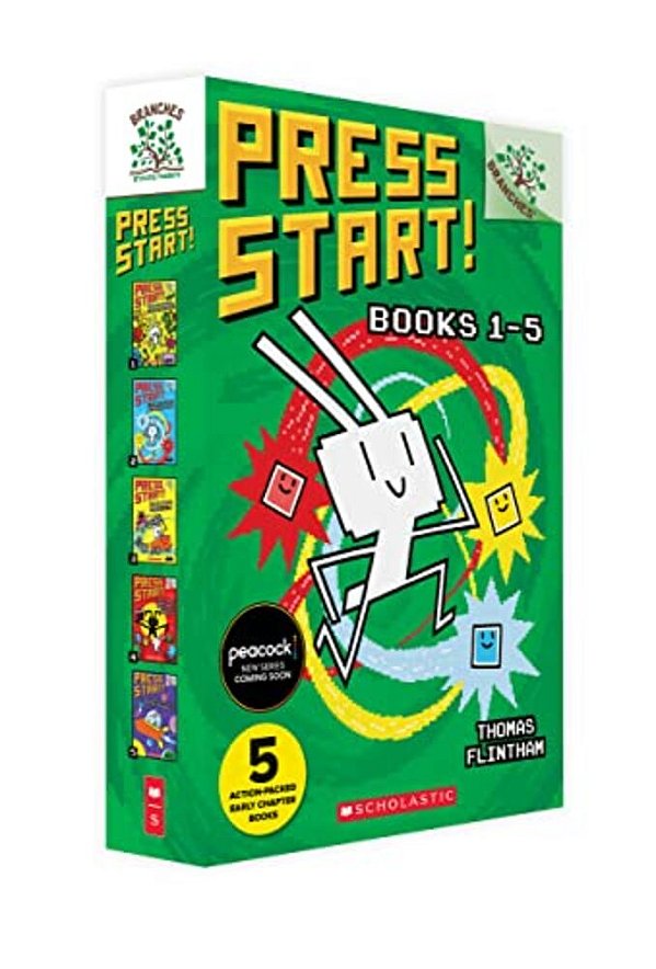 Press Start!, Books 1-5: A Branches Box Set-..