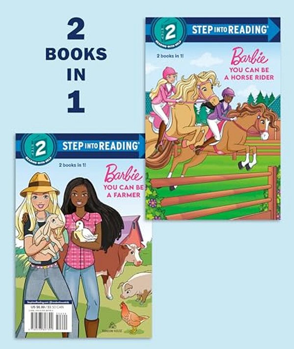 You Can Be A Horse Rider/You Can Be A Farmer (Barbie)-..