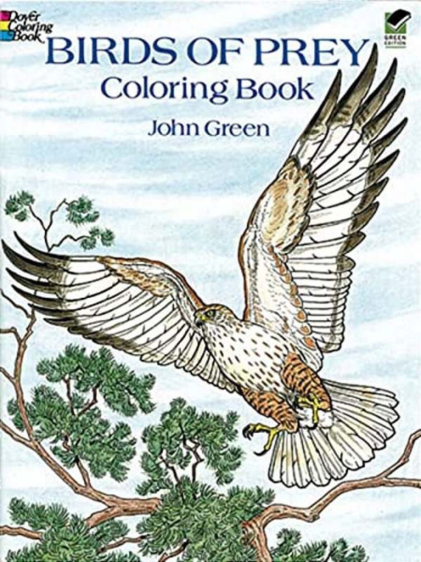 Birds Of Prey Coloring Book-..