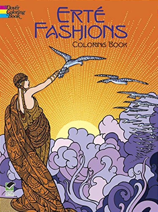 Erte Fashions Coloring Book-..