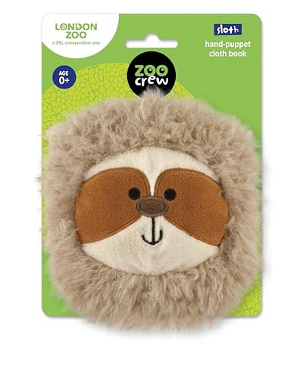 Hand-Puppet Cloth Book Sloth-..
