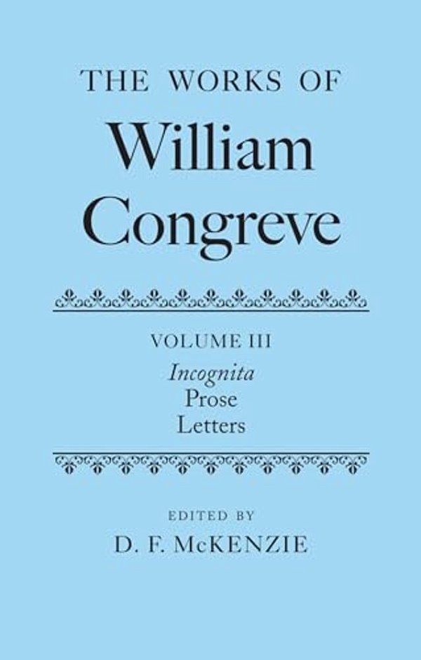 Works Of William Congreve Vol 3 C-..