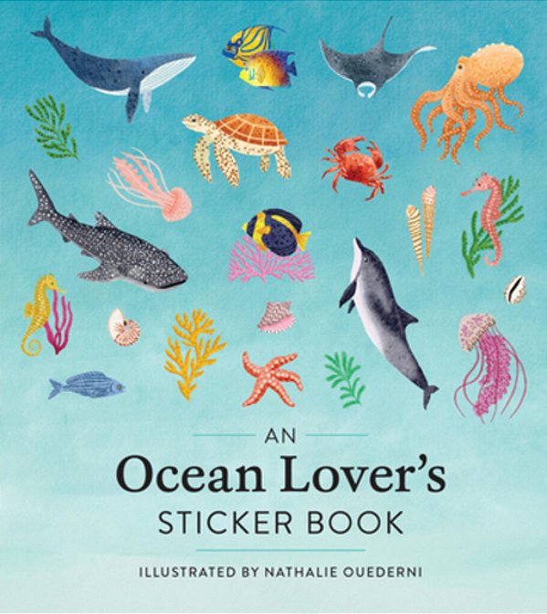 An Ocean Lover's Sticker Book-..