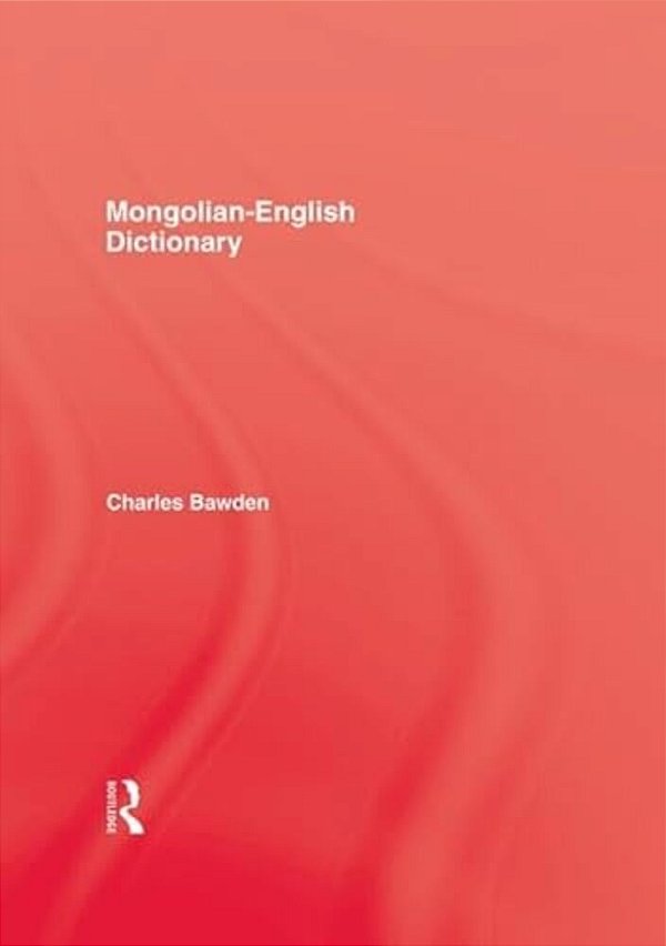 Mongolian English Dictionary-..