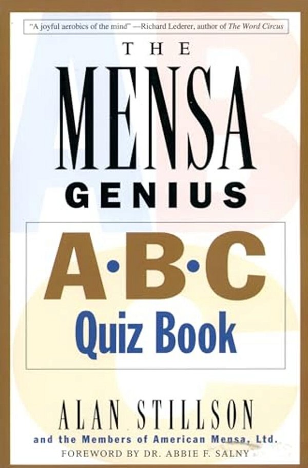 Mensa Genius A-B-c Quiz Book-..