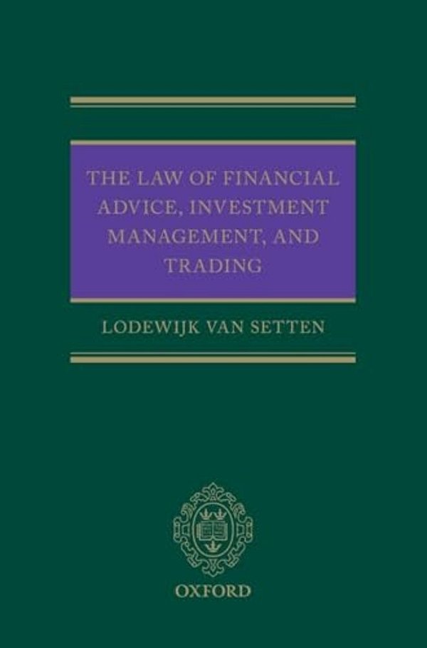 Law Of Financial Advice, Investment Management, And Trading-..